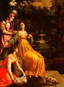 Jacopo da Empoli Susanna and the Elders China oil painting reproduction